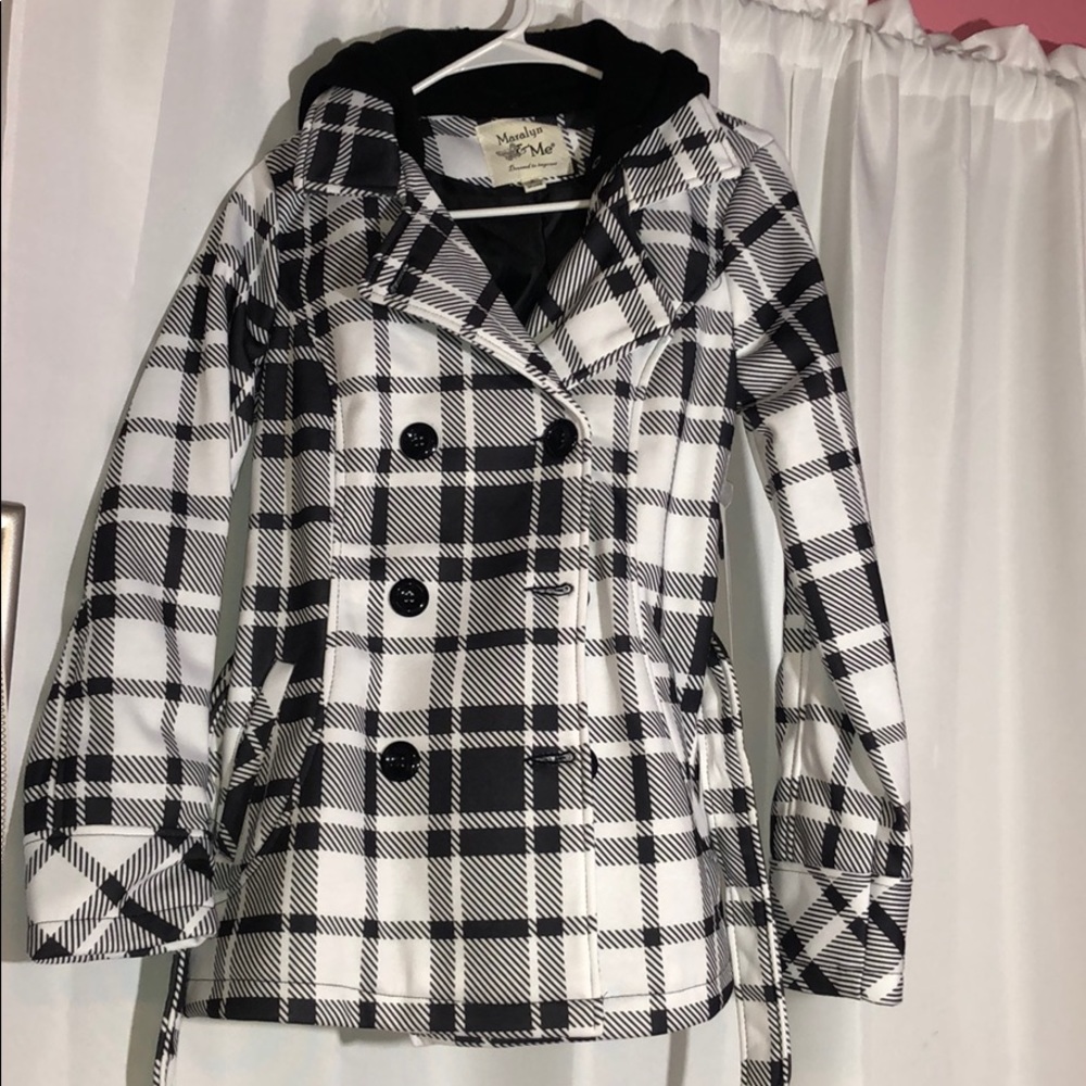Black and white jacket